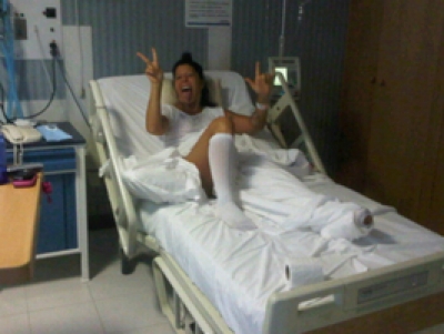 Alejandra Guzmán en el Hospital